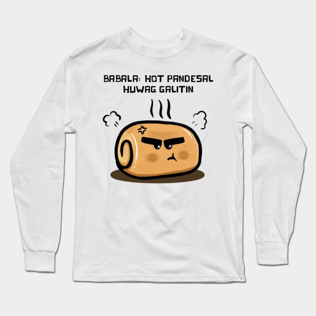 Pinoy Panaderia Classics: Hot Pandesal Long Sleeve T-Shirt by Sketchbook ni Abi